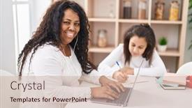  Presentation with working mother - 