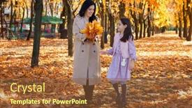  Presentation with city people walking - 