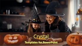  Presentation with mother child - Slide deck having mother-and-her-daughter-having and a  colored foreground