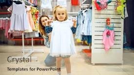  Presentation with mother baby - Colorful PPT layouts enhanced with mother-and-little-baby-trying backdrop and a lemonade colored foreground