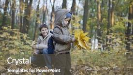  Presentation with mother son flowers - Presentation theme consisting of learn maths businessman hand writing background and a cream colored foreground