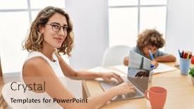  Presentation with working mother - 