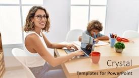  Presentation with working mother - 