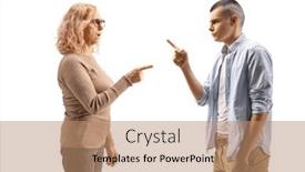  Presentation with indian mother son - Presentation consisting of mother-and-son-having background and a coral colored foreground