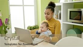  Presentation with working mother - 