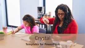  Presentation with working mother - 