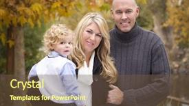  Presentation with single parents child counselling - Amazing PPT theme having outdoor fashion portrait of young hipster girl with ice-cream on yellow wall background backdrop and a gold colored foreground