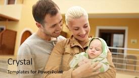  Presentation with marriage family therapy - Beautiful theme featuring mother hood - happy family outdoors backdrop and a  colored foreground