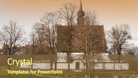  Presentation with solemnity of mother mary of god - PPT theme enhanced with mother of god veveri czech background and a tawny brown colored foreground