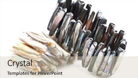  Presentation with pearl - Colorful presentation theme enhanced with mother-of-pearl bracelets isolated on white background backdrop and a soft green colored foreground