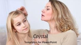  Presentation with head lice - Cool new presentation theme with backpacks and green apple backdrop and a gray colored foreground