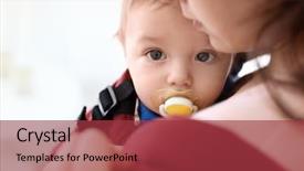  Presentation with mother baby asian breastfeeding - Cool new presentation with mother with baby in ergo backdrop and a red colored foreground