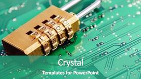  Presentation with computer motherboard - Amazing PPT layouts having motherboard the concept of cyber backdrop and a teal colored foreground