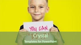  Presentation with tulips - Presentation design featuring mother's day concept-- purple background and a tawny brown colored foreground