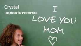  Presentation with mothers - Audience pleasing presentation design consisting of mothers-day-greeting-against-green backdrop and a gray colored foreground