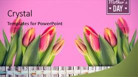  Presentation with mothers day - Cool new presentation theme with mothers day greeting against wooden background in pale wood backdrop and a lavender colored foreground