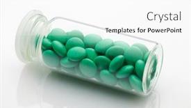  Presentation with sleep health - Beautiful PPT layouts featuring motherwort-root-extract-herbal-pills backdrop and a white colored foreground