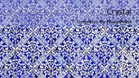  Presentation with motif - Audience pleasing presentation consisting of motif - old portuguese ceramic tiles background backdrop and a light blue colored foreground