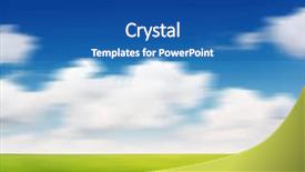  Presentation with nature art - Colorful slides enhanced with motion art of visual effects backdrop and a ocean colored foreground