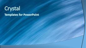  Presentation with clean water - Beautiful slides featuring motion blurred clean flowing water backdrop and a ocean colored foreground