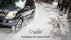 Presentation with suv - Colorful presentation enhanced with motion-blurred-image backdrop and a light gray colored foreground