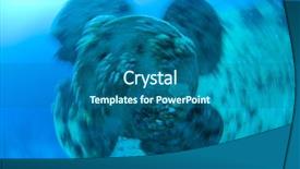  Presentation with ship propeller - Presentation theme consisting of motion blurred propeller background and a ocean colored foreground