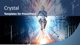  Presentation with mixed reality - Colorful PPT layouts enhanced with biomechanics - motion caption virtual reality mixed backdrop and a ocean colored foreground