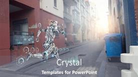  Presentation with mixed reality - Amazing presentation having biomechanics - motion caption virtual reality mixed backdrop and a gray colored foreground