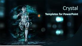  Presentation with mixed reality - Slide set enhanced with motion-caption-virtual-reality-mixed background and a wine colored foreground