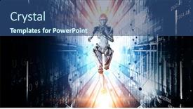  Presentation with mixed reality - Amazing slide deck having motion-caption-virtual-reality-mixed backdrop and a ocean colored foreground