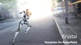  Presentation with mixed reality - Theme with motion-caption-virtual-reality-mixed background and a gray colored foreground