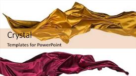  Presentation with chromosome motion - Amazing theme having motion isolated on white background backdrop and a gold colored foreground