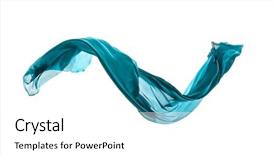  Presentation with empty road motion blur - Audience pleasing slide set consisting of motion of blue transparent silk backdrop and a white colored foreground