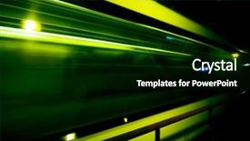  Presentation with train - Colorful presentation enhanced with motion technology - abstract of fast train passing backdrop and a black colored foreground