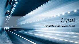  Presentation with black road - PPT theme having elegant model wears shirt skinny background and a gray colored foreground