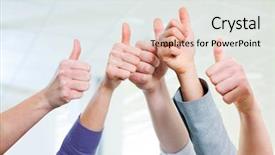  Presentation with giving - Theme enhanced with motivation - cropped image of business people background and a lemonade colored foreground