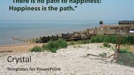  Presentation with inspirational - Beautiful theme featuring motivation - inspirational quote by the buddha backdrop and a soft green colored foreground