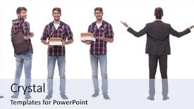  Presentation with self - Presentation theme enhanced with motivation - panoramic collage of self-motivated young background and a lemonade colored foreground