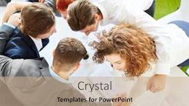  Presentation with motivation - Cool new PPT layouts with motivation-in-the-business-team backdrop and a coral colored foreground