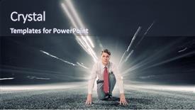  Presentation with challenge - Cool new presentation theme with job competencies - ready for challenge backdrop and a tawny brown colored foreground