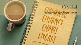  Presentation with motivational - Colorful presentation theme enhanced with motivational-leadership-coaching-business backdrop and a yellow colored foreground