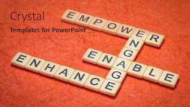  Presentation with business coaching - Theme having motivational-leadership-coaching-business background and a red colored foreground