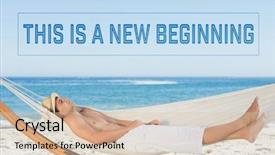  Presentation with new years - Presentation theme featuring motivational new years message background and a lemonade colored foreground