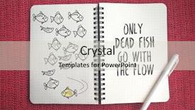  Presentation with motivational - PPT theme enhanced with motivational quote on stand firm background and a light gray colored foreground