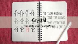  Presentation with motivational - Cool new PPT layouts with motivational quotes on stand firm backdrop and a  colored foreground