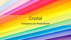  Presentation with envelope - Theme with motley envelopes background and a yellow colored foreground