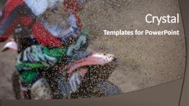  Presentation with motocross - Slide set having motocross bike in a race background and a  colored foreground