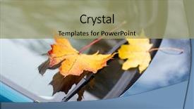  Presentation with windshield - PPT theme having fazl motor - season and transport concept background and a  colored foreground