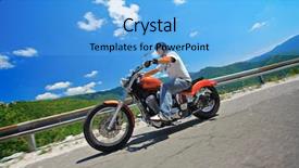  Presentation with motor - Colorful PPT layouts enhanced with frowning young dark haired model holding an alarm clock in bright bedroom backdrop and a lemonade colored foreground