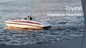  Presentation with speed - Slide deck having motor related - happyness young man and woman background and a gray colored foreground